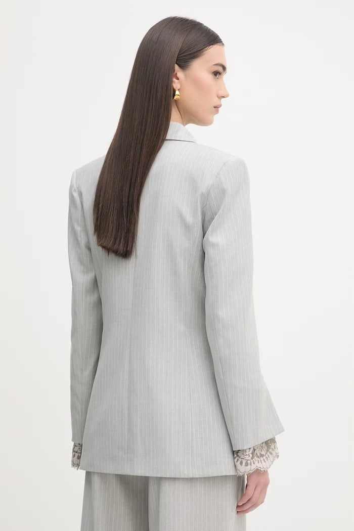 Haveone kadın çift düğmeli blazer ceket
