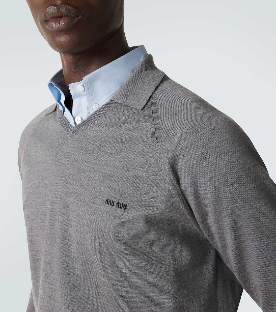 Miu Miu - Virgin wool polo sweater