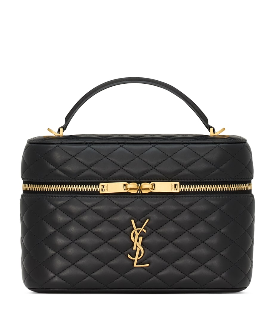 Saint Laurent Black Large Gabby Vanity Shoulder Bag