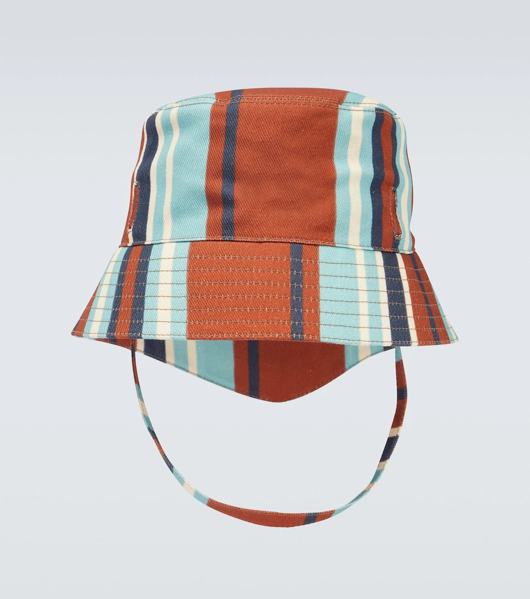 Prada - Striped cotton bucket hat