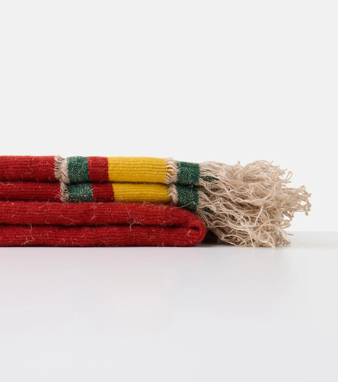 The House of Lyria - Xoroi striped wool-blend throw