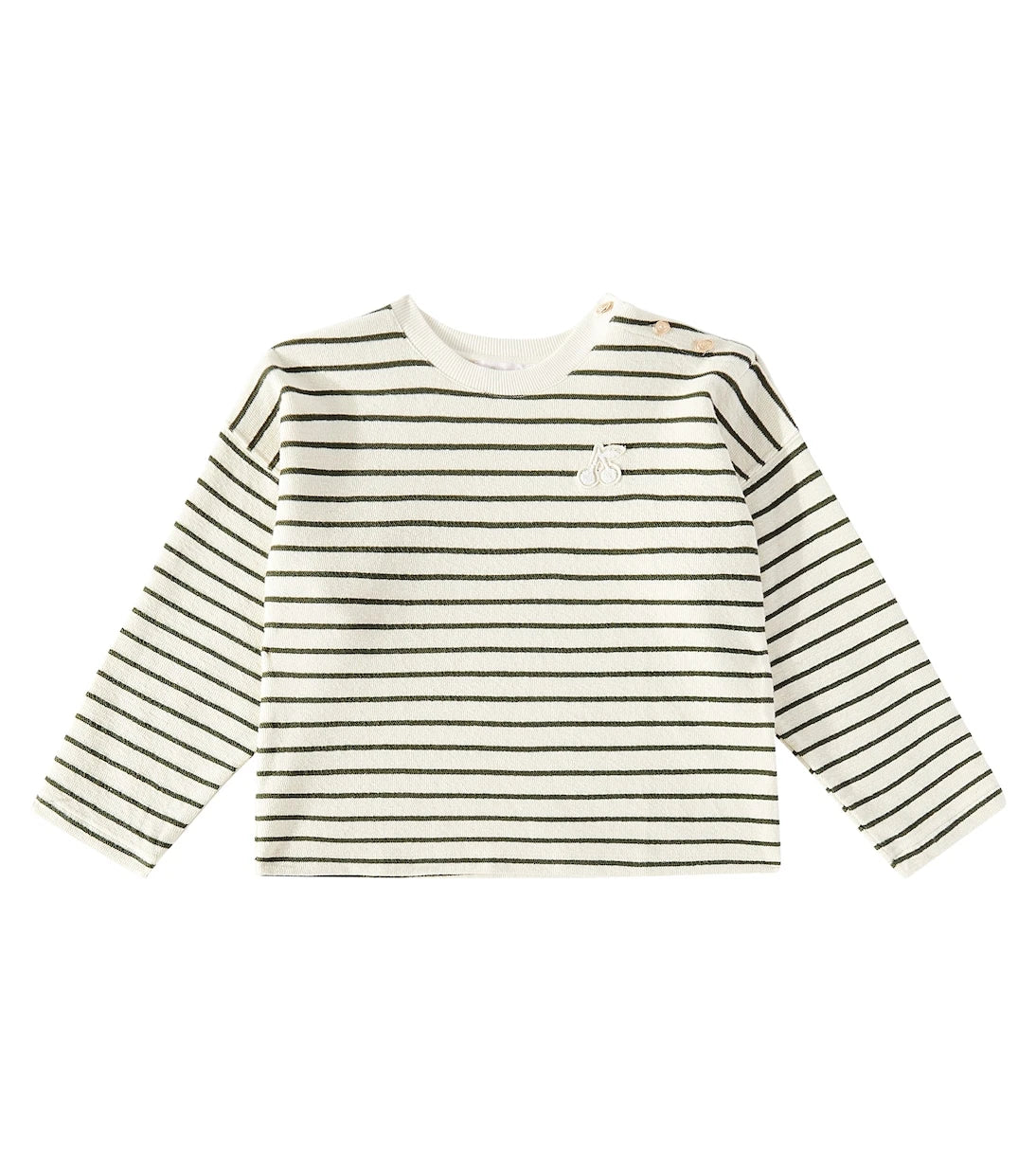 Bonpoint - Gaya striped cotton-blend sweatshirt