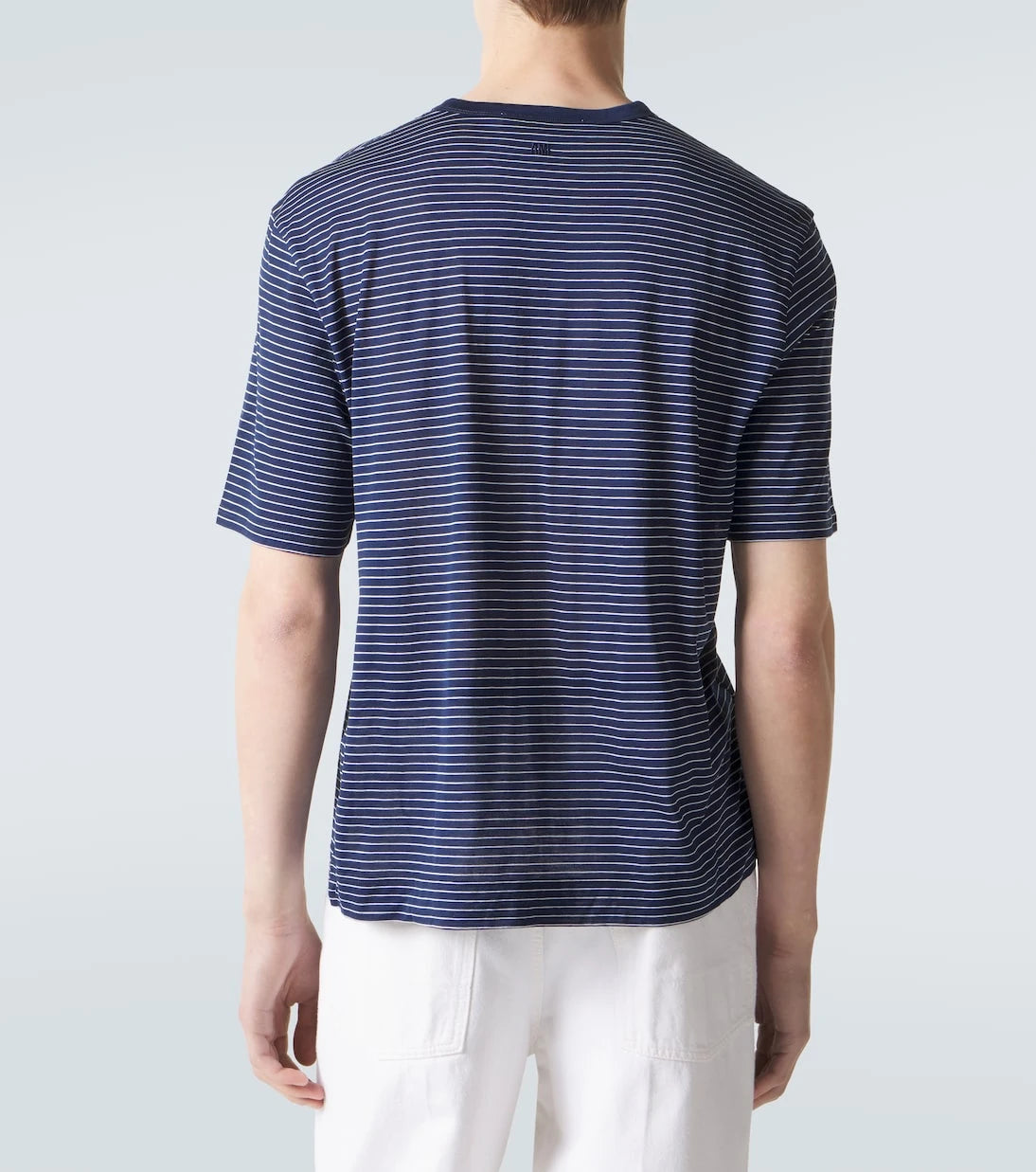 Ami Paris - Striped cotton jersey T-shirt