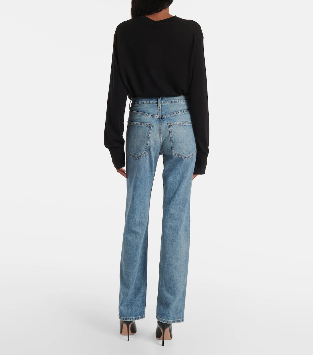 Nili Lotan - Welder mid-rise straight jeans