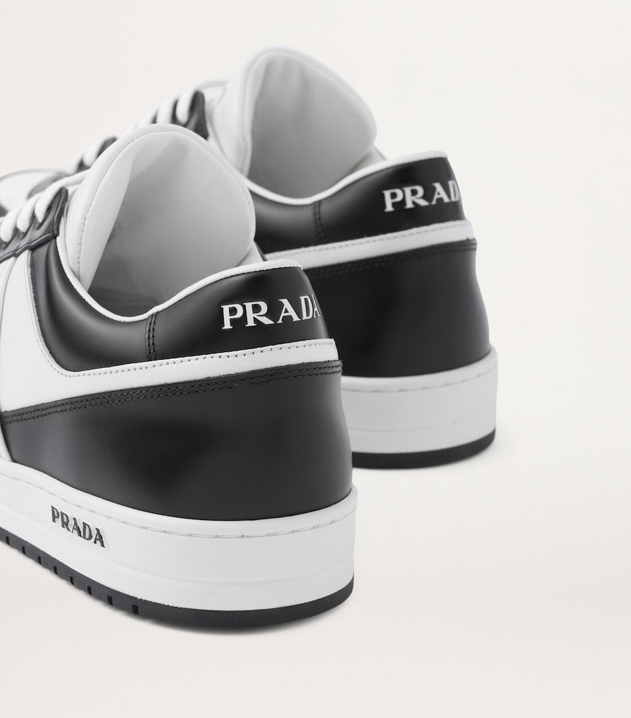 Prada Leather Downtown Sneakers