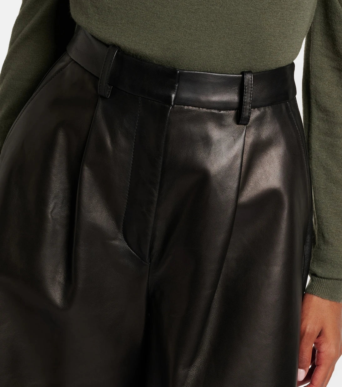 Joseph - Suze leather shorts
