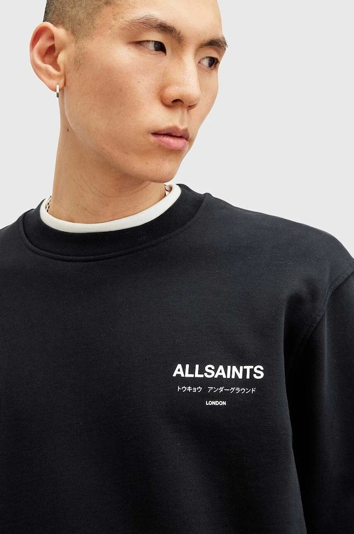 Памучен суичър AllSaints UNDERGROUND