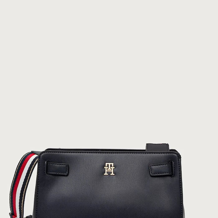Tommy Hilfiger imitasyon deri kadın crossbody çanta