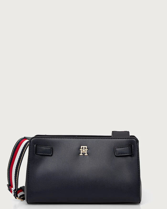 Tommy Hilfiger imitasyon deri kadın crossbody çanta