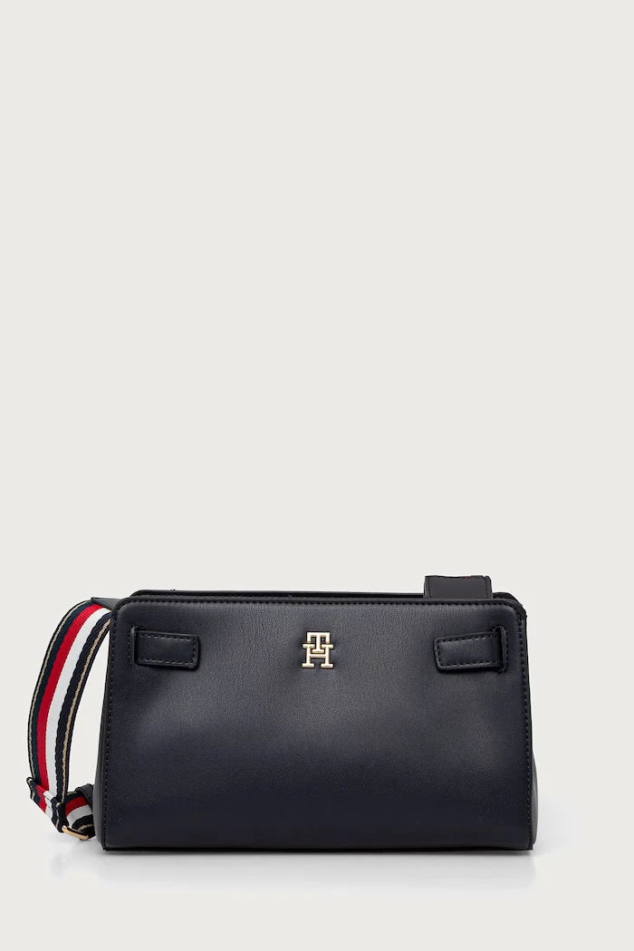 Tommy Hilfiger imitasyon deri kadın crossbody çanta