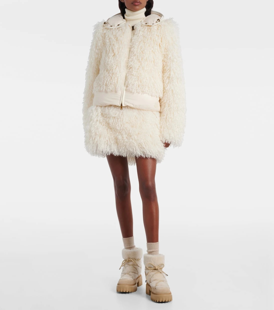 Moncler - Paneled miniskirt