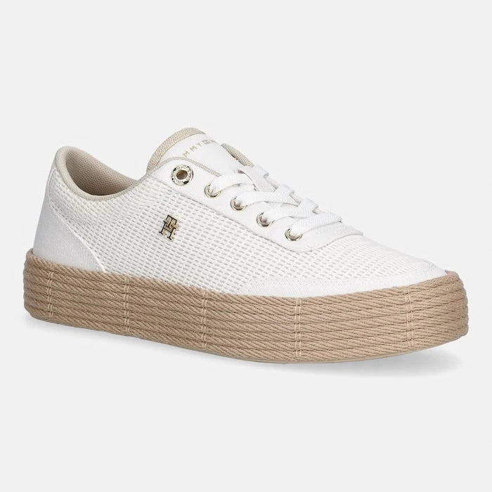 Tommy Hilfiger TH FOXING PLATFORM ROPE alçak kadın spor ayakkabı