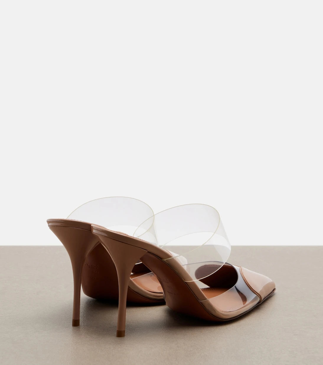 Alaïa - Le Cœur patent leather and PU mules