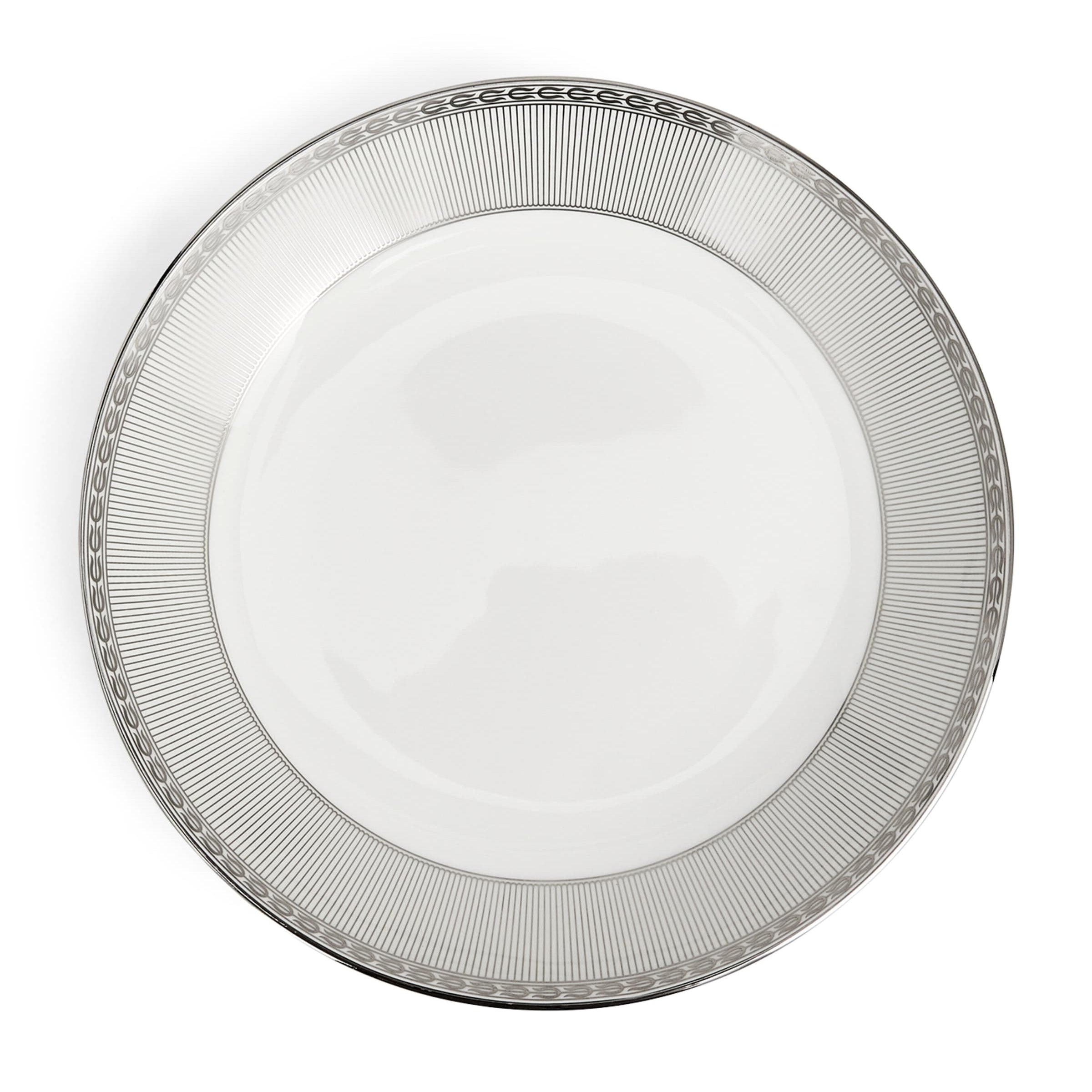 Silver Tonquin Deep Plate (22cm)