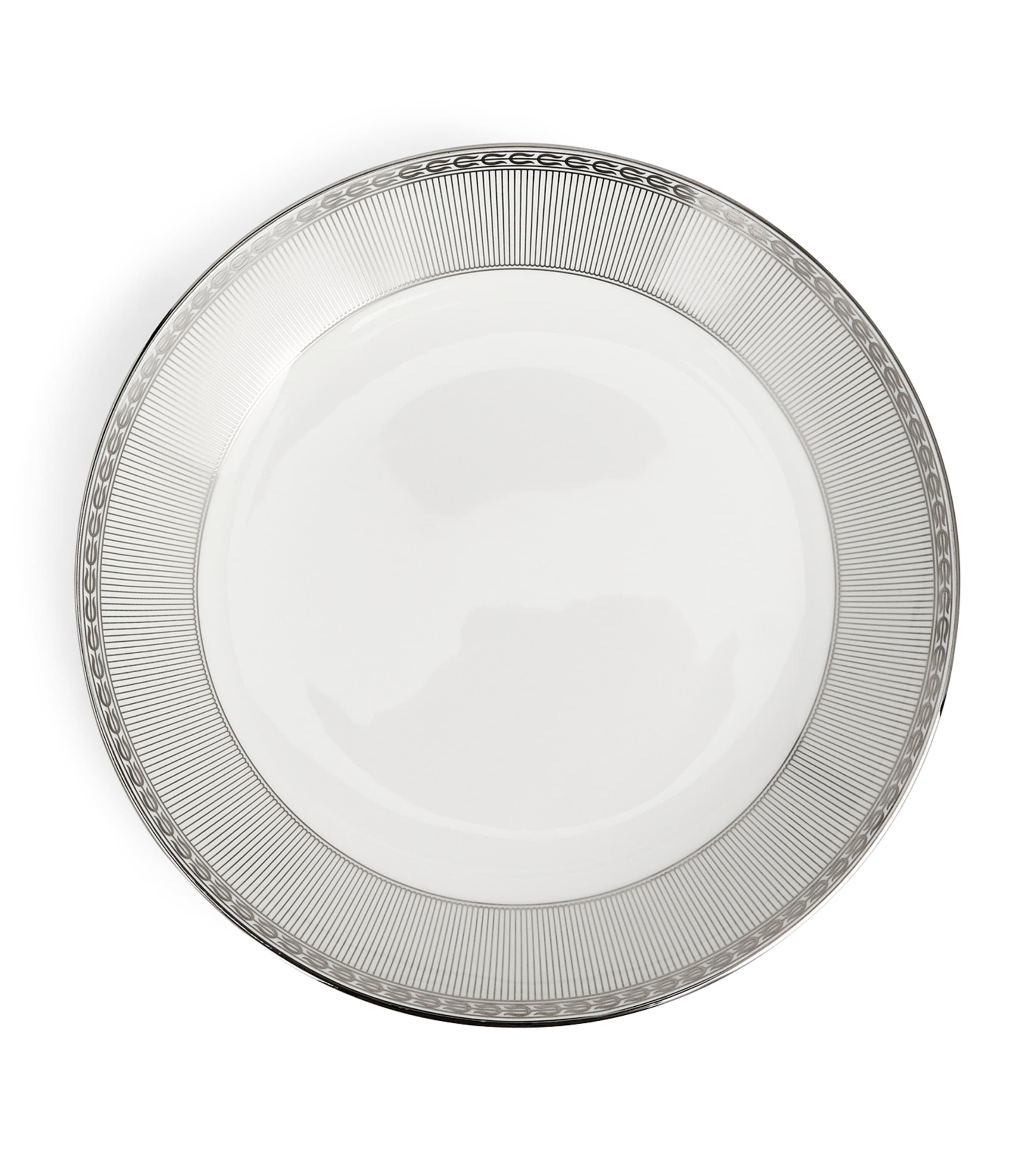 Silver Tonquin Deep Plate (22cm)