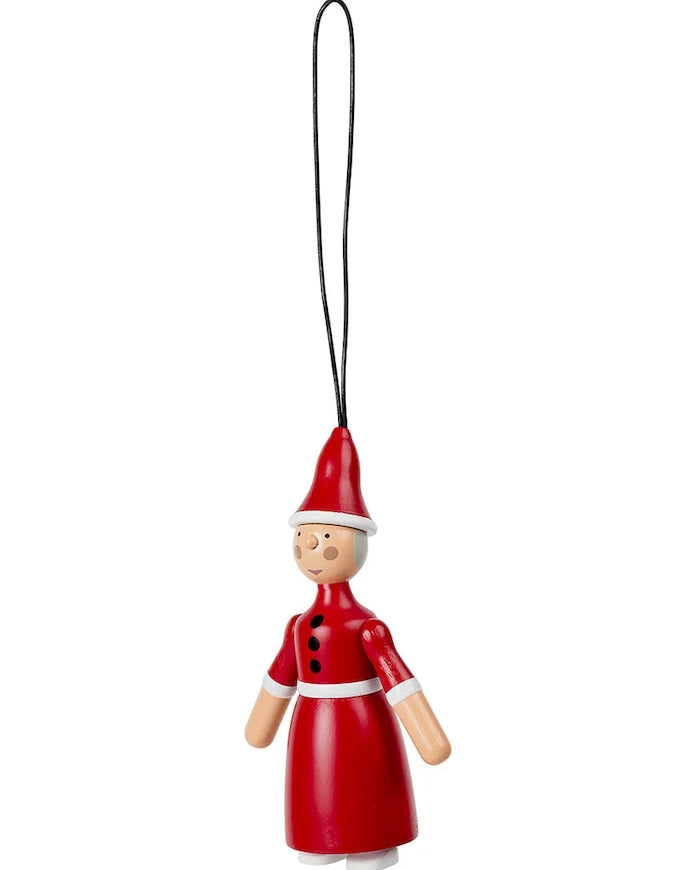 Украса за елха Kay Bojesen Santa Claus and Santa Clara (2 броя)