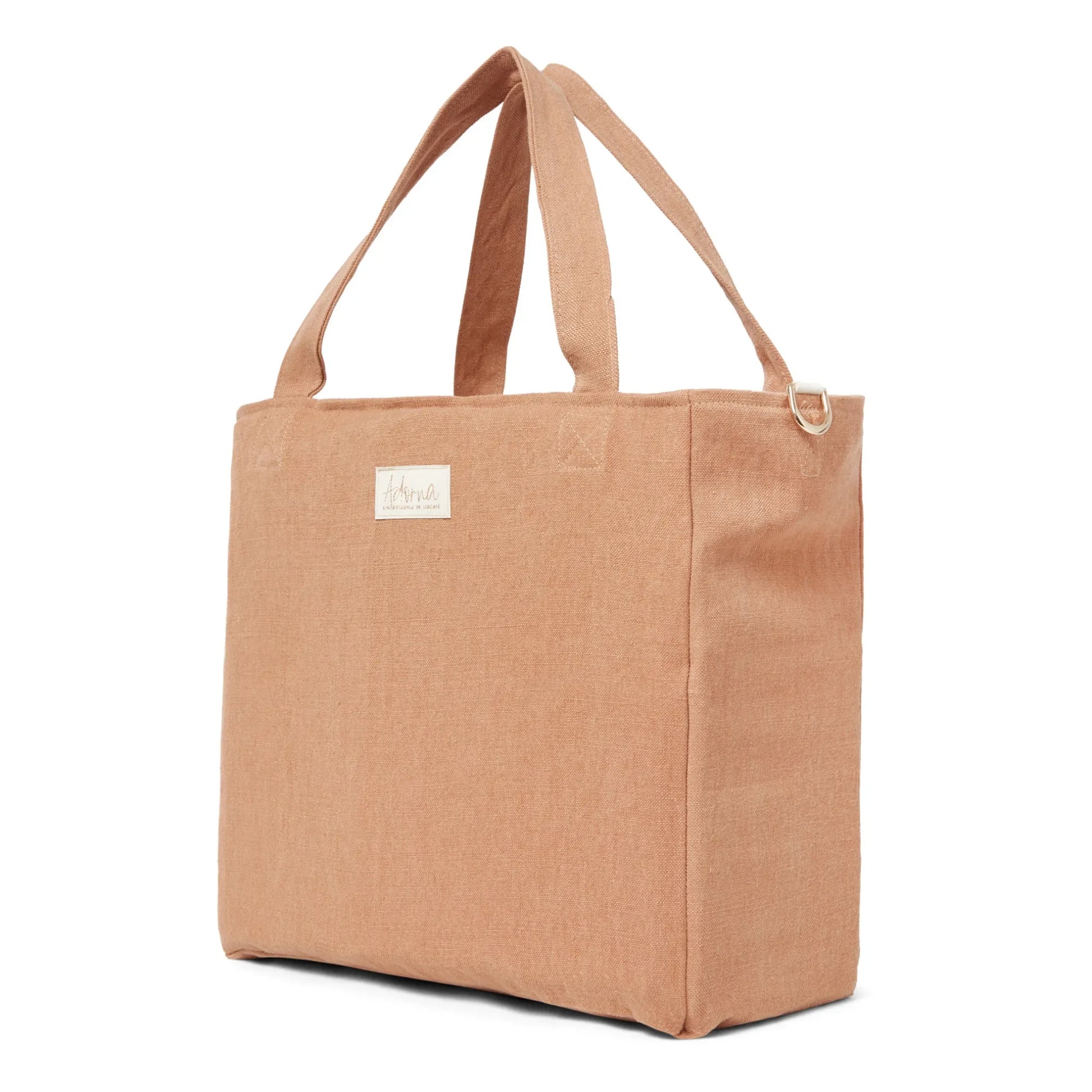 Adorna - Isia Linen Changing Bag | Terracotta