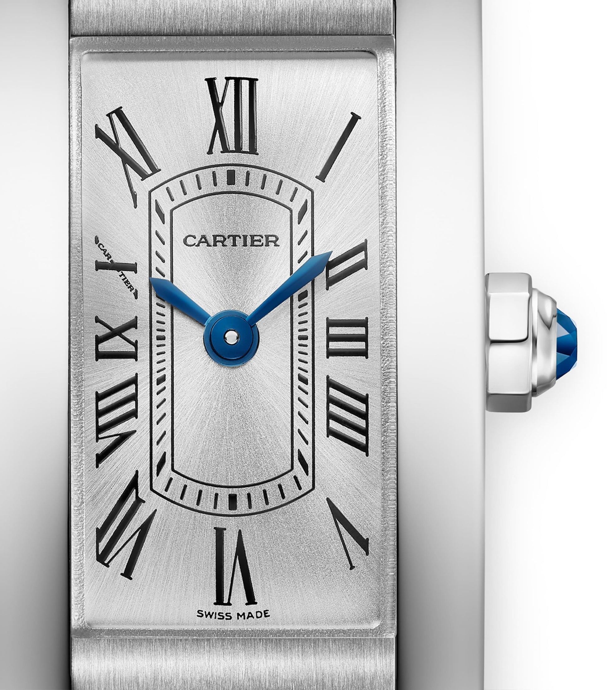 Cartier Mini Stainless Steel Tank Américaine Watch 15.2mm