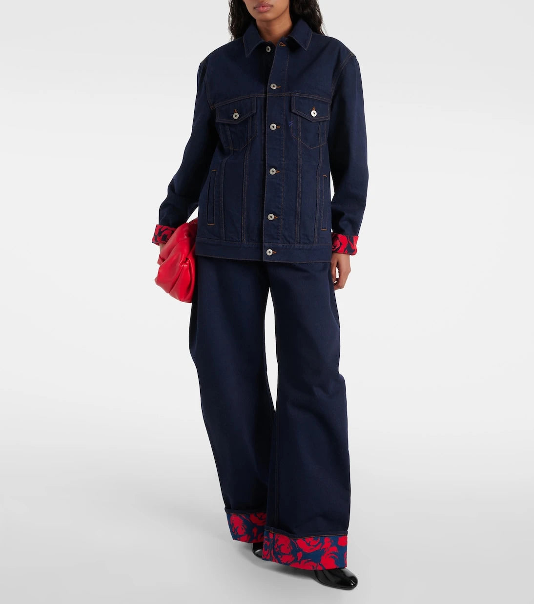 Burberry - Büyük beden jean ceket