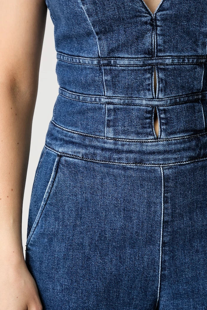 Guess Kadın Denim Tulum VAL