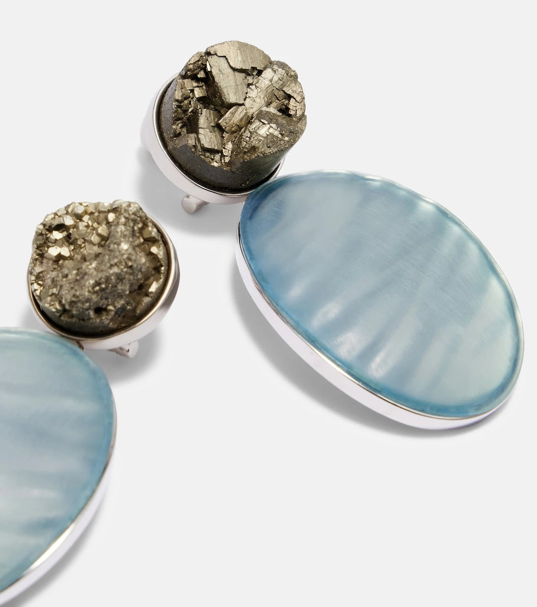 Alaïa - Embellished drop earrings
