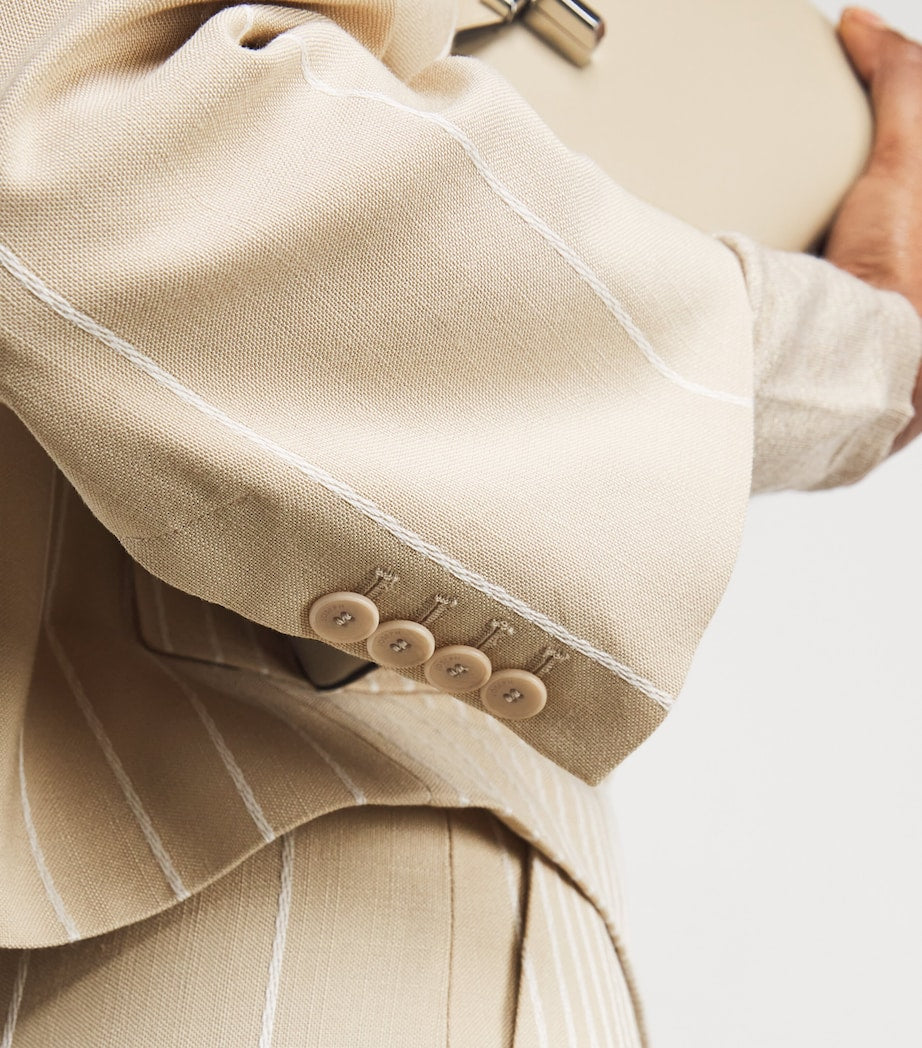 Multi Embroidered Stripe Berlier Blazer