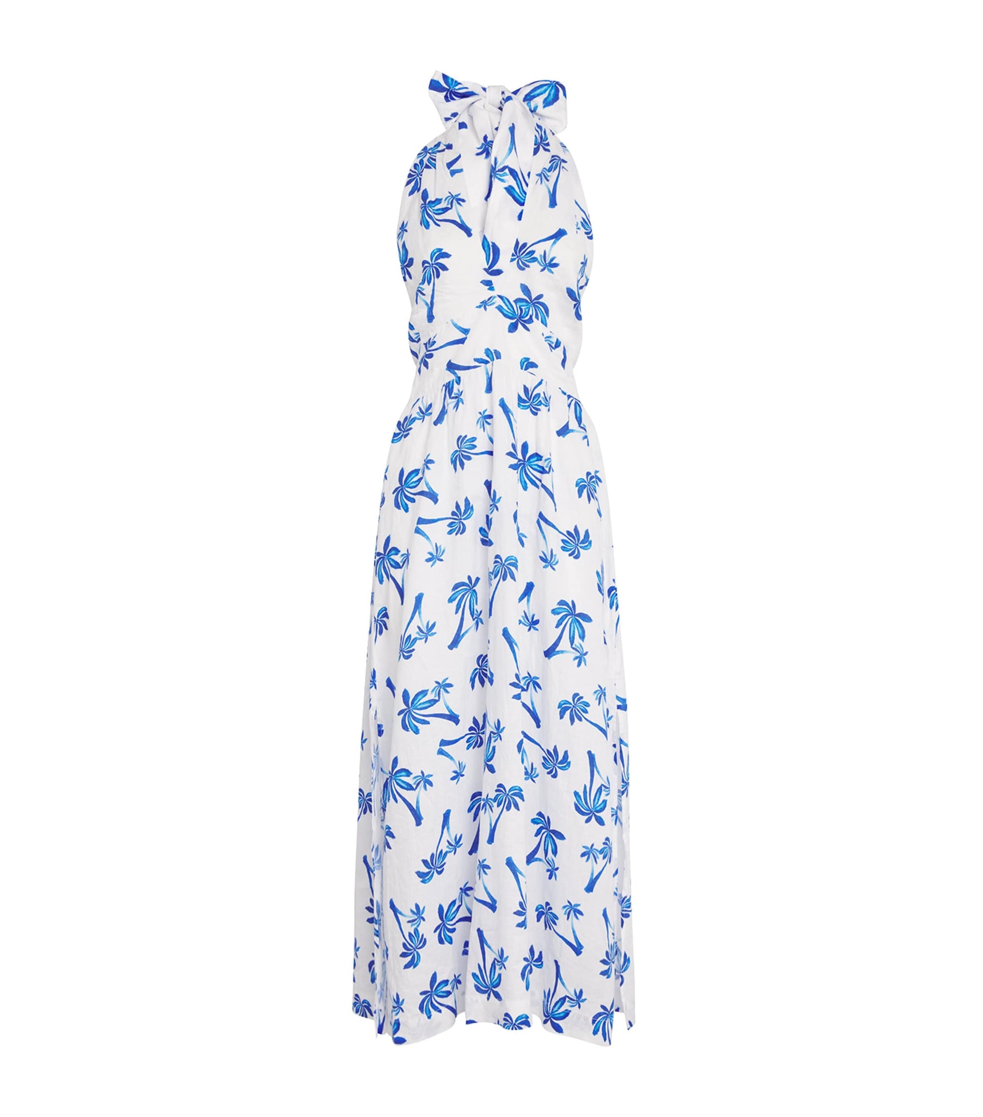 Heidi Klein Multi Linen Palm Beach Maxi Dress