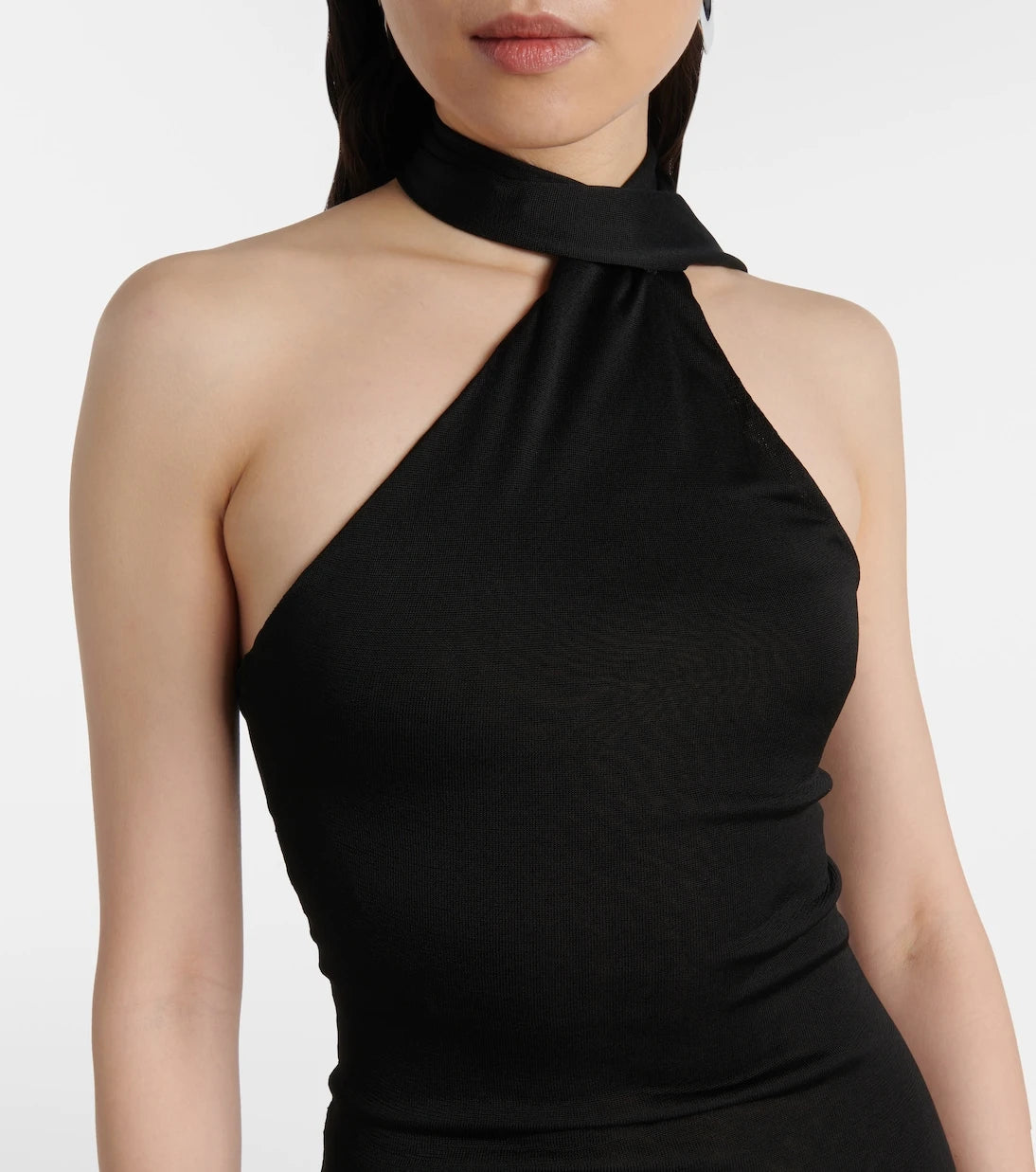 Galvan - Mirage scarf-detail gown