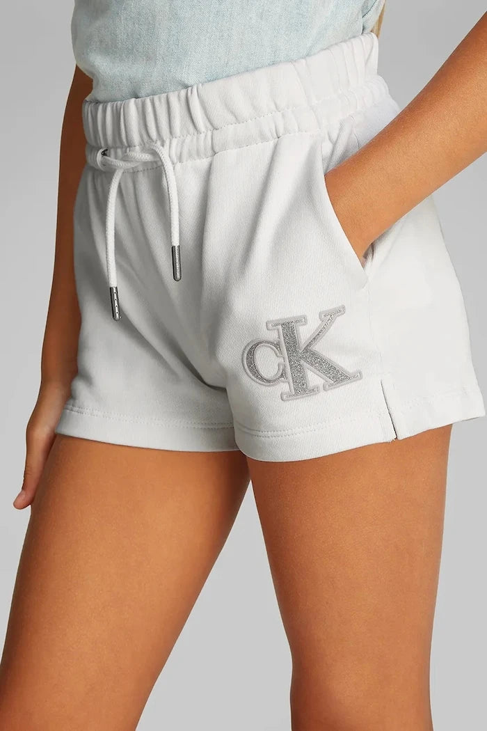 Детски памучен къс панталон Calvin Klein Jeans