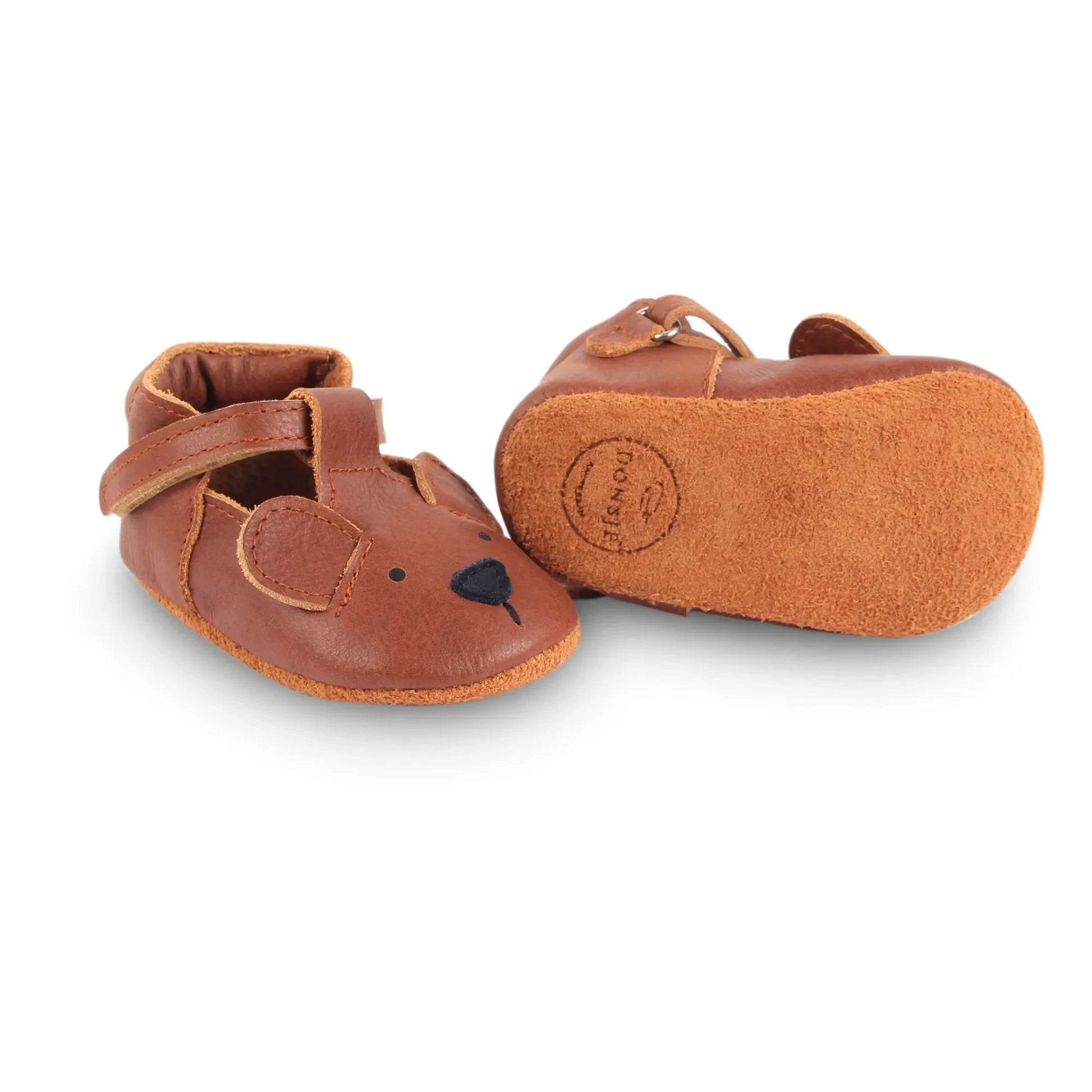 Donsje - Spark Leather Slippers | Camel