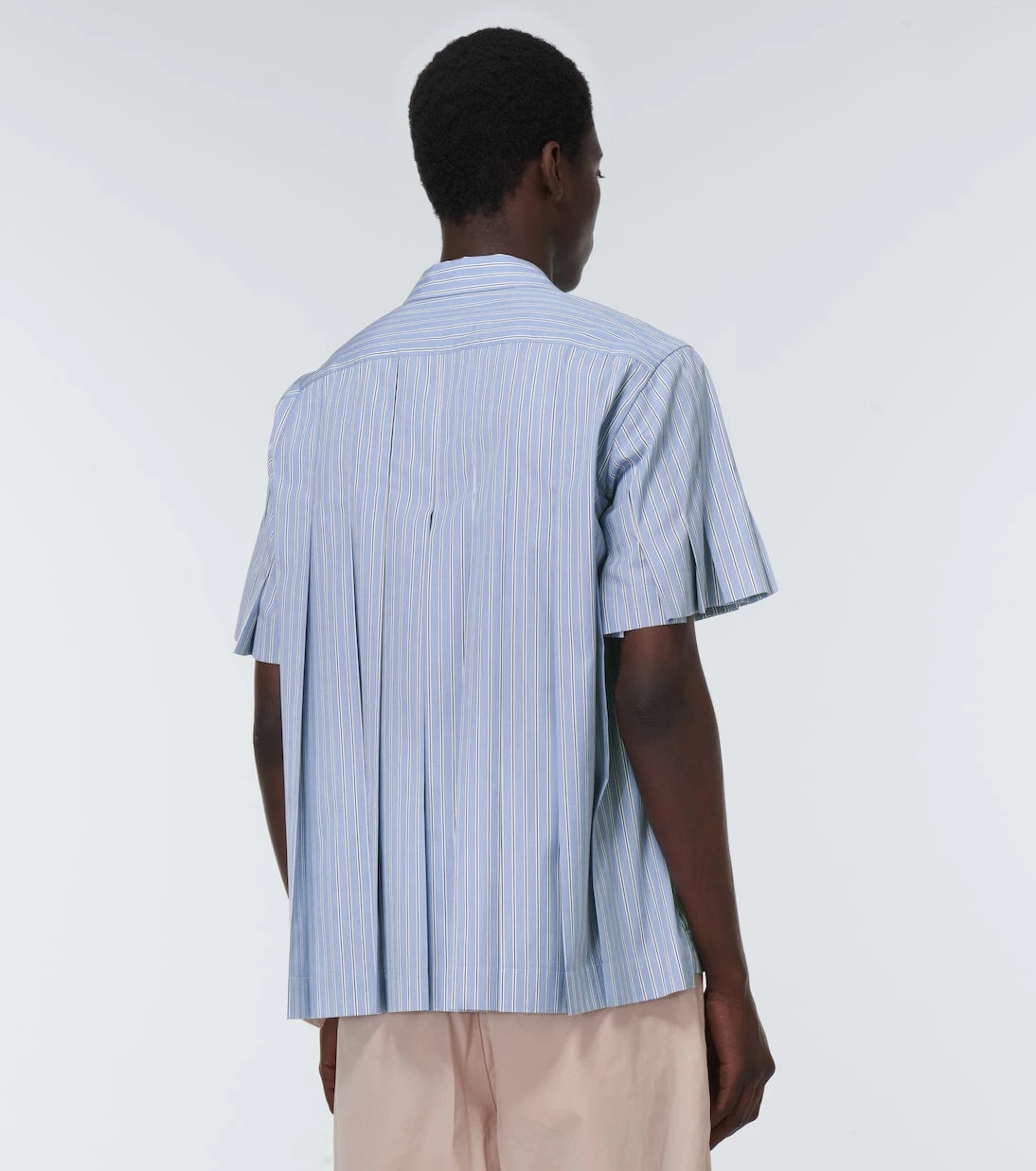 Sacai - Striped cotton shirt