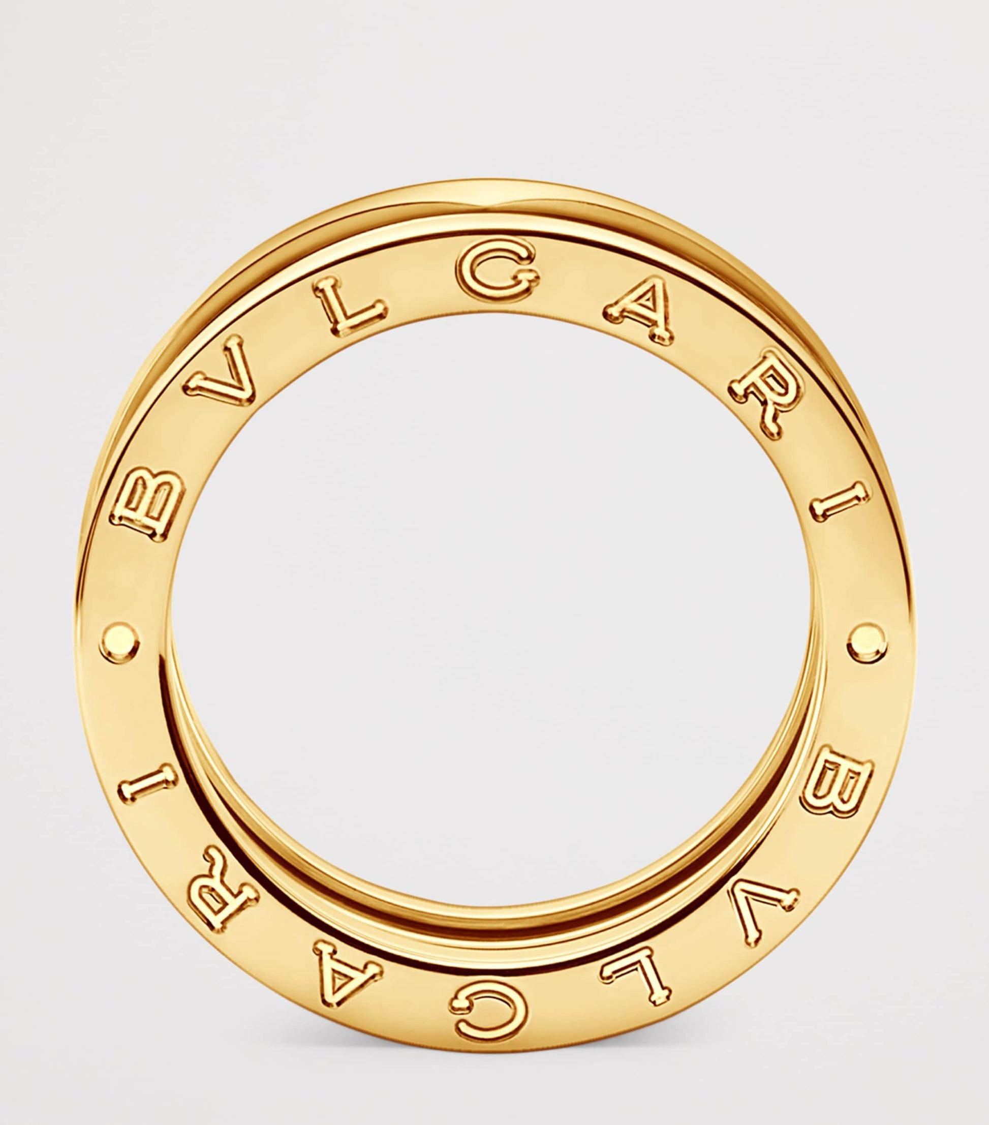 Yellow Gold B.zero1 Three-Band Ring