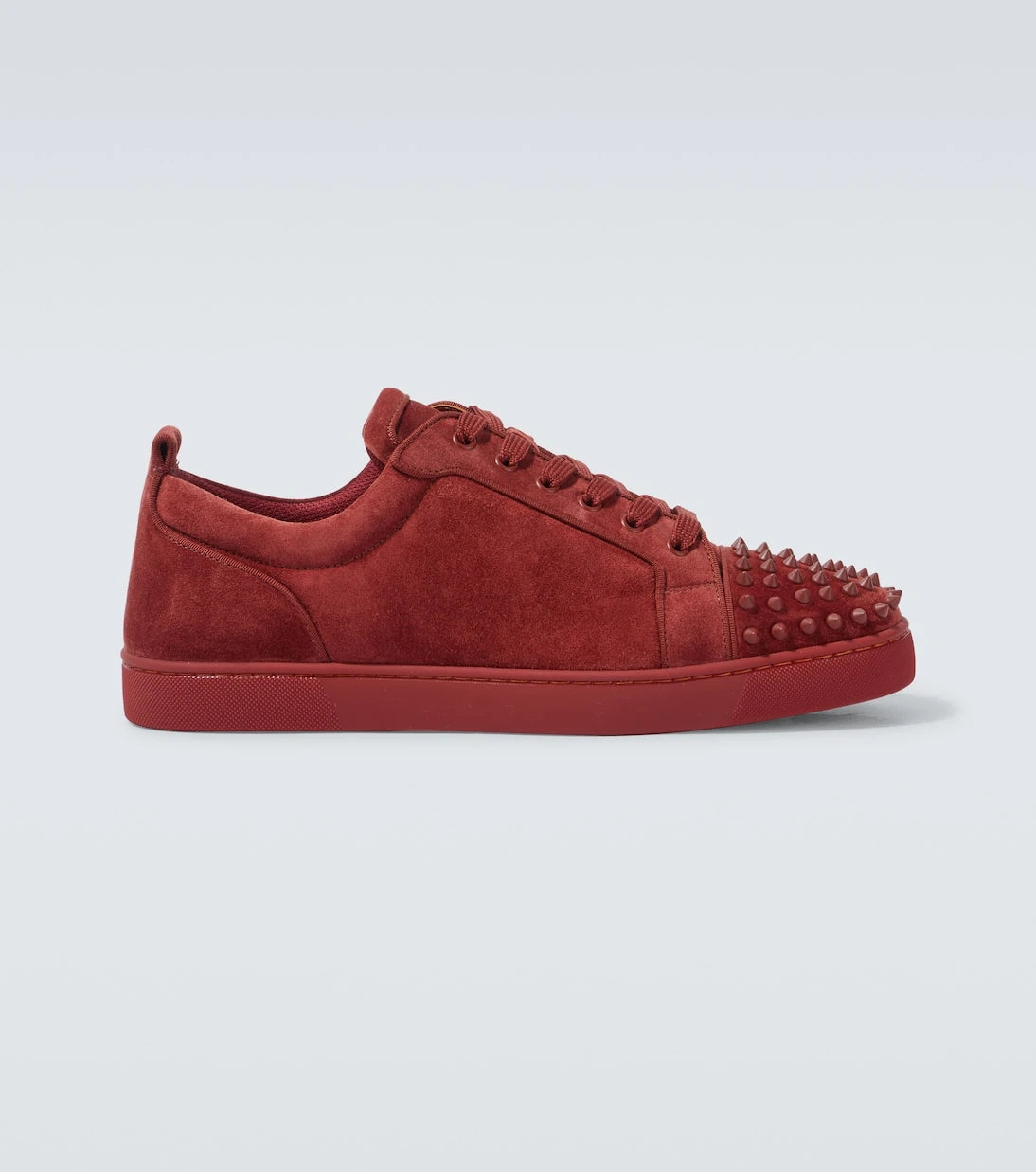 Christian Louboutin - Louis Junior Spikes suede sneakers