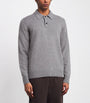 Norse Projects Grey Merino Lambswool Polo Sweater