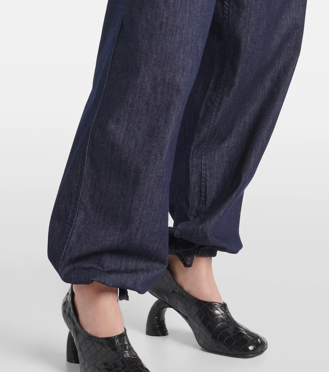 Dries Van Noten - Denim straight pants