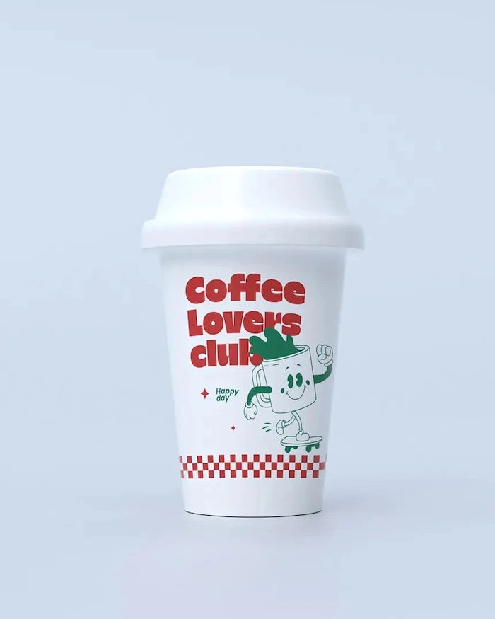Fluid Market Cup of Coffee Dekoratif Vazo
