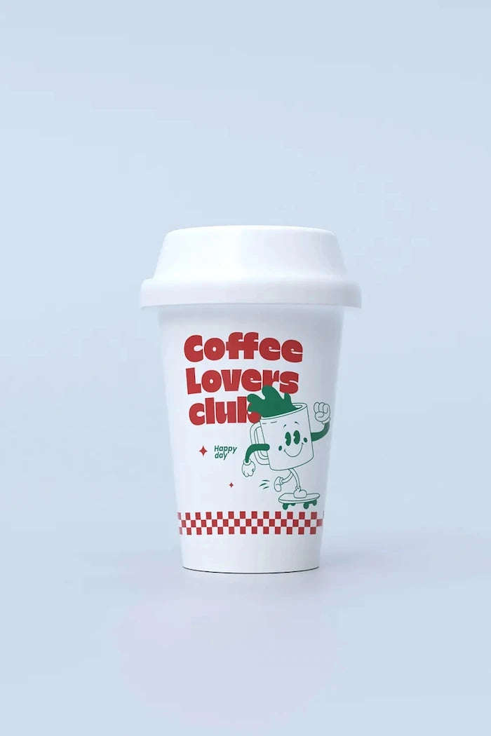 Fluid Market Cup of Coffee Dekoratif Vazo