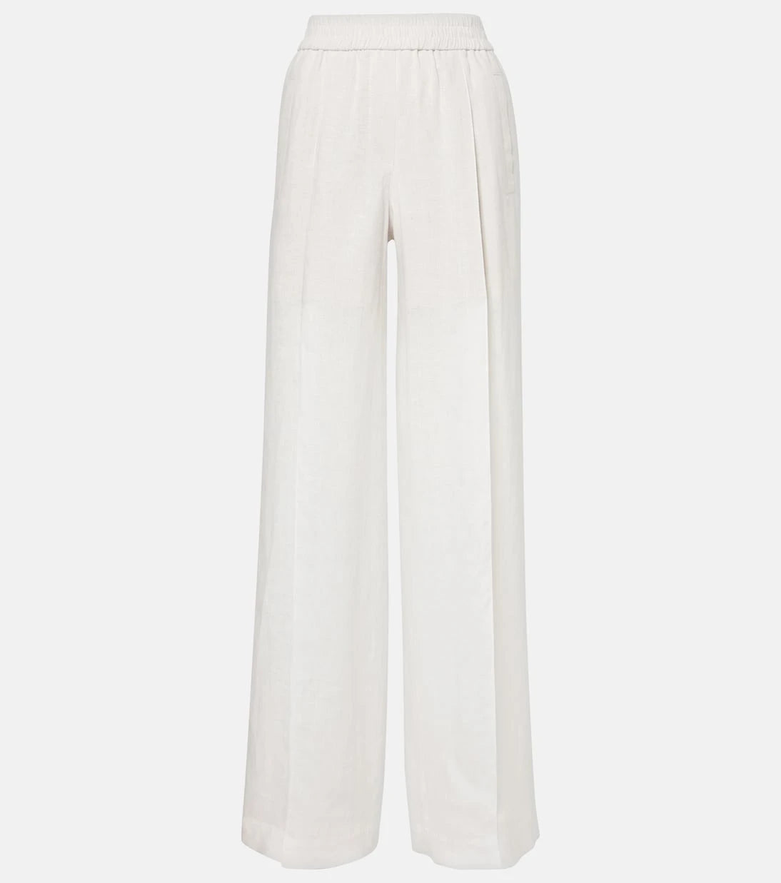 Brunello Cucinelli - Linen wide-leg pants