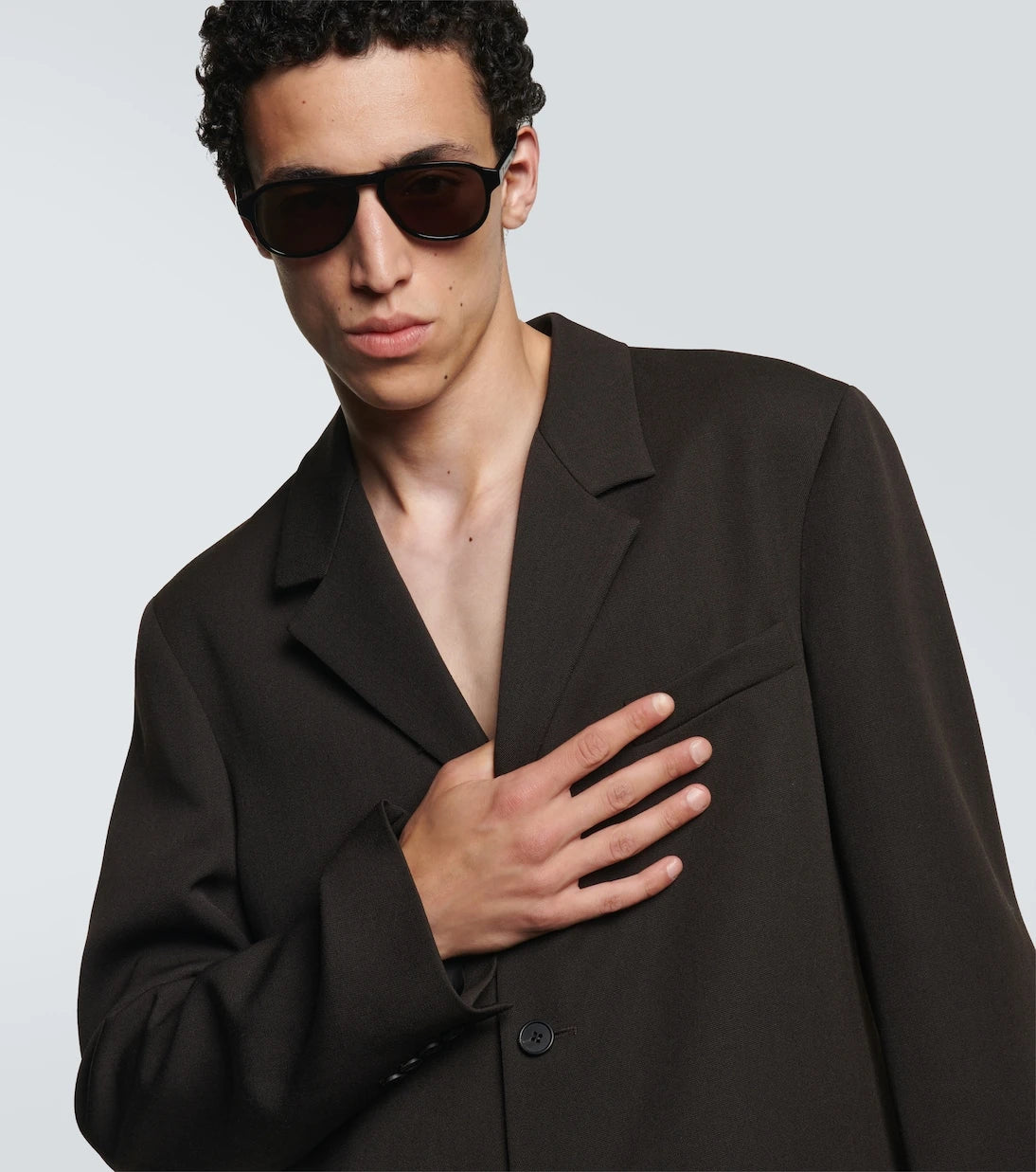 Bottega Veneta - نظارة شمسية Aviator