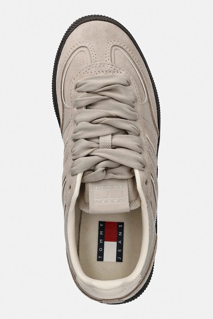 Велурени маратонки Tommy Jeans THE GREENWICH EDGE SUEDE