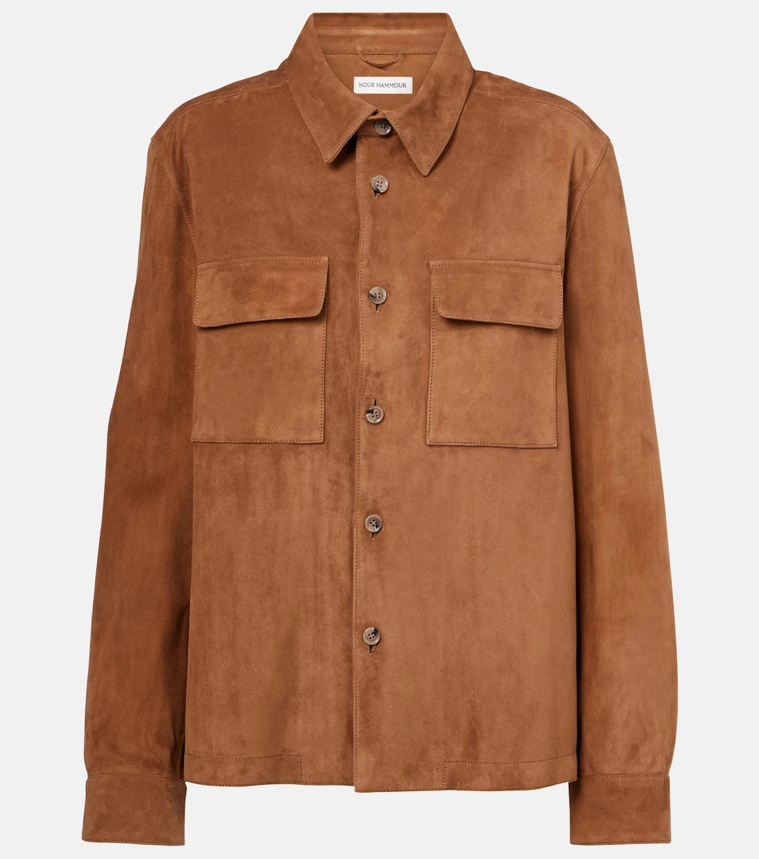 Nour Hammour - Jude suede shirt