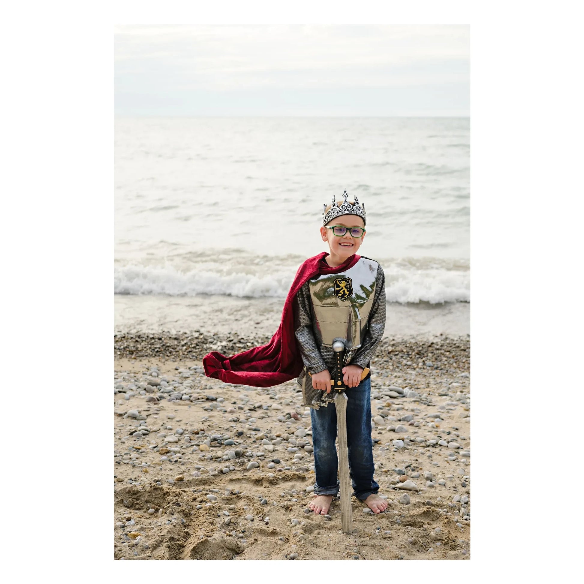 Great Pretenders - Knight disguise with cape | Silver