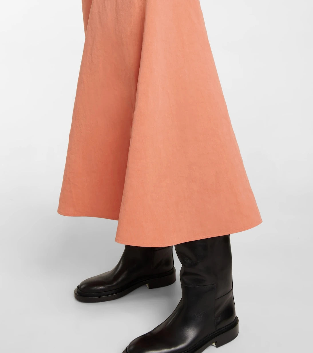 Jil Sander - Cotton and linen midi dress