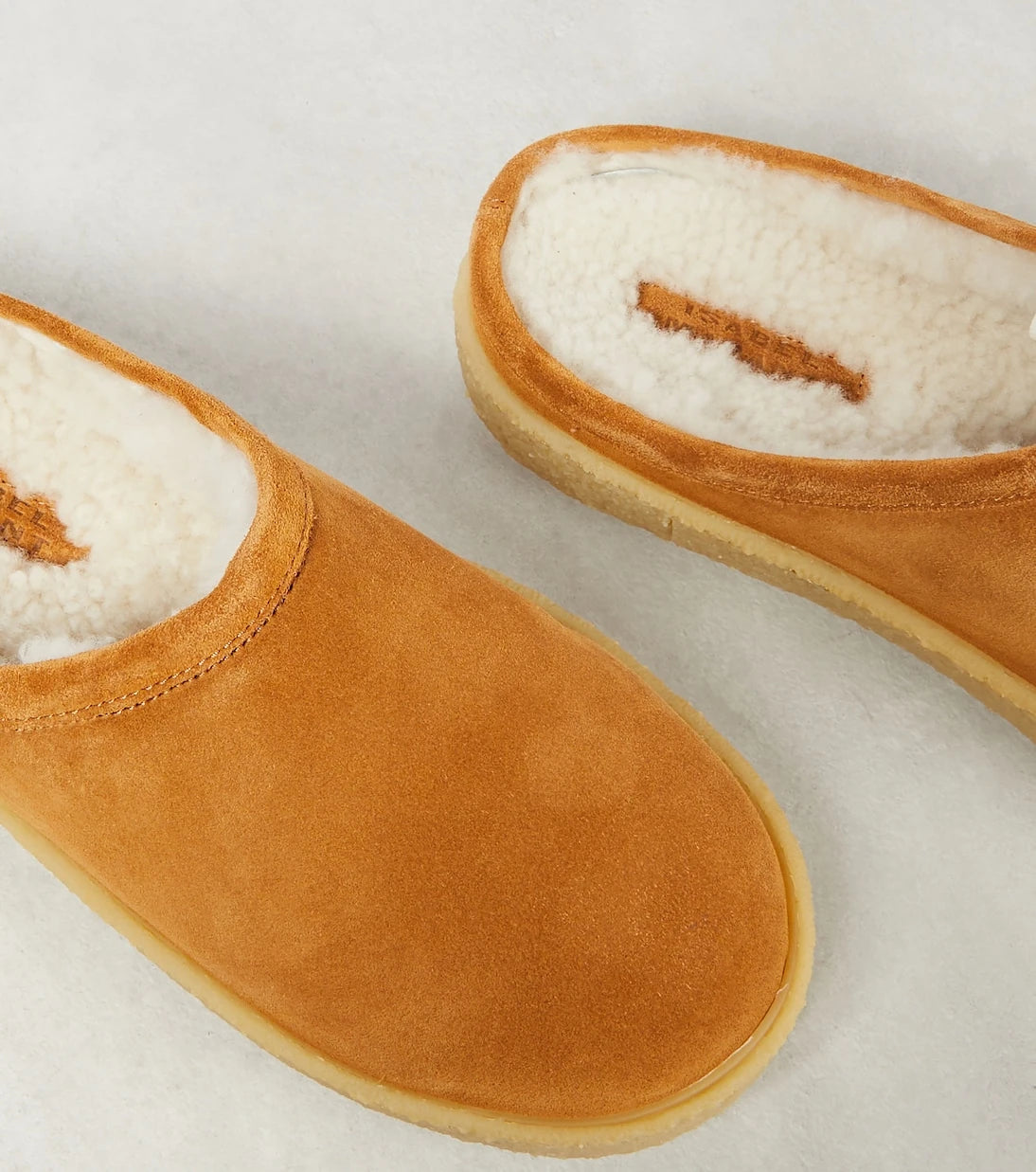 Isabel Marant - Fozee shearling-lined suede slippers