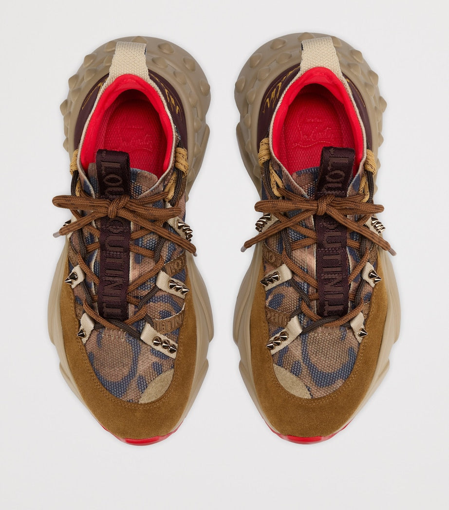 Christian Louboutin Red Trailnrun Sneakers