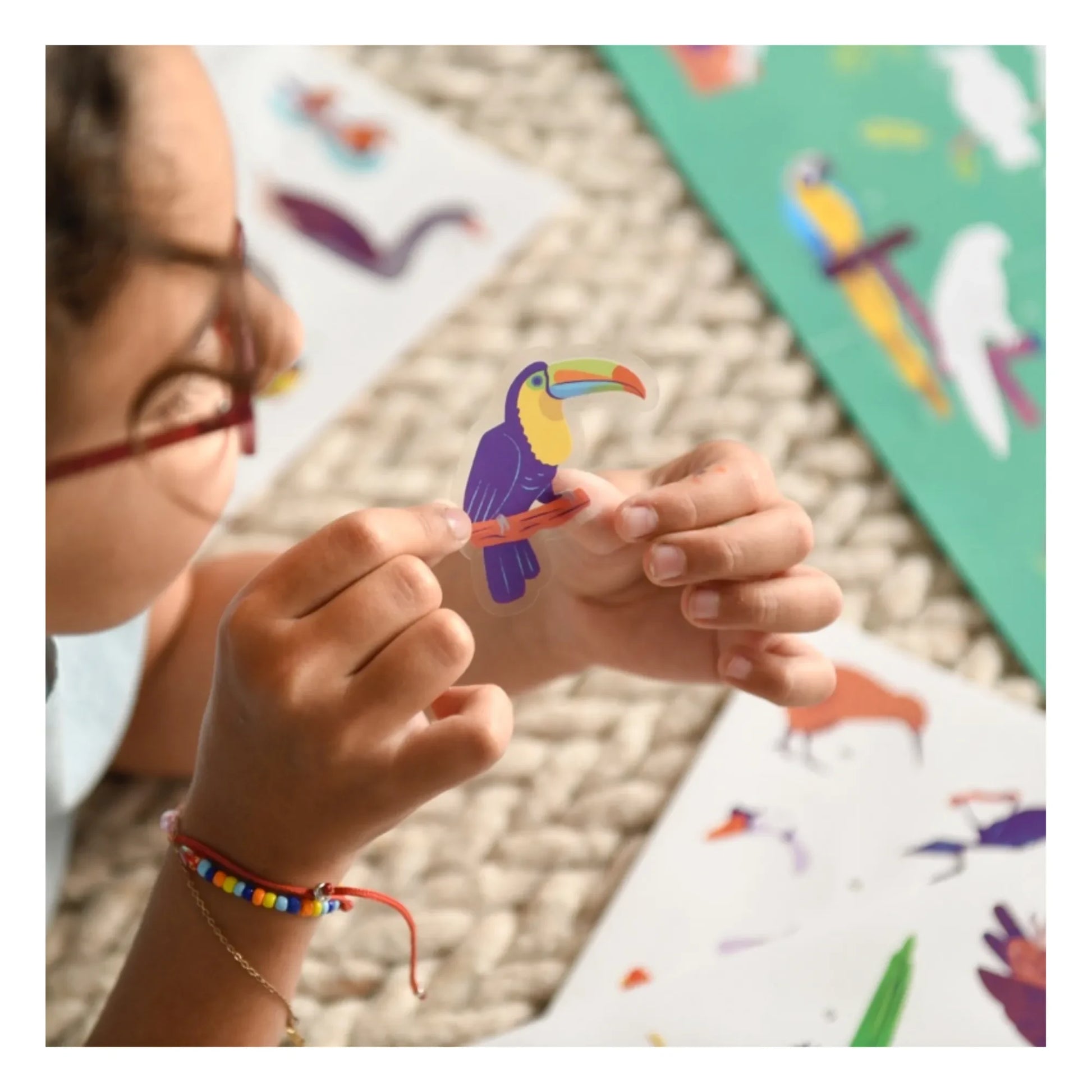 Poppik - Bird Poster and Stickers