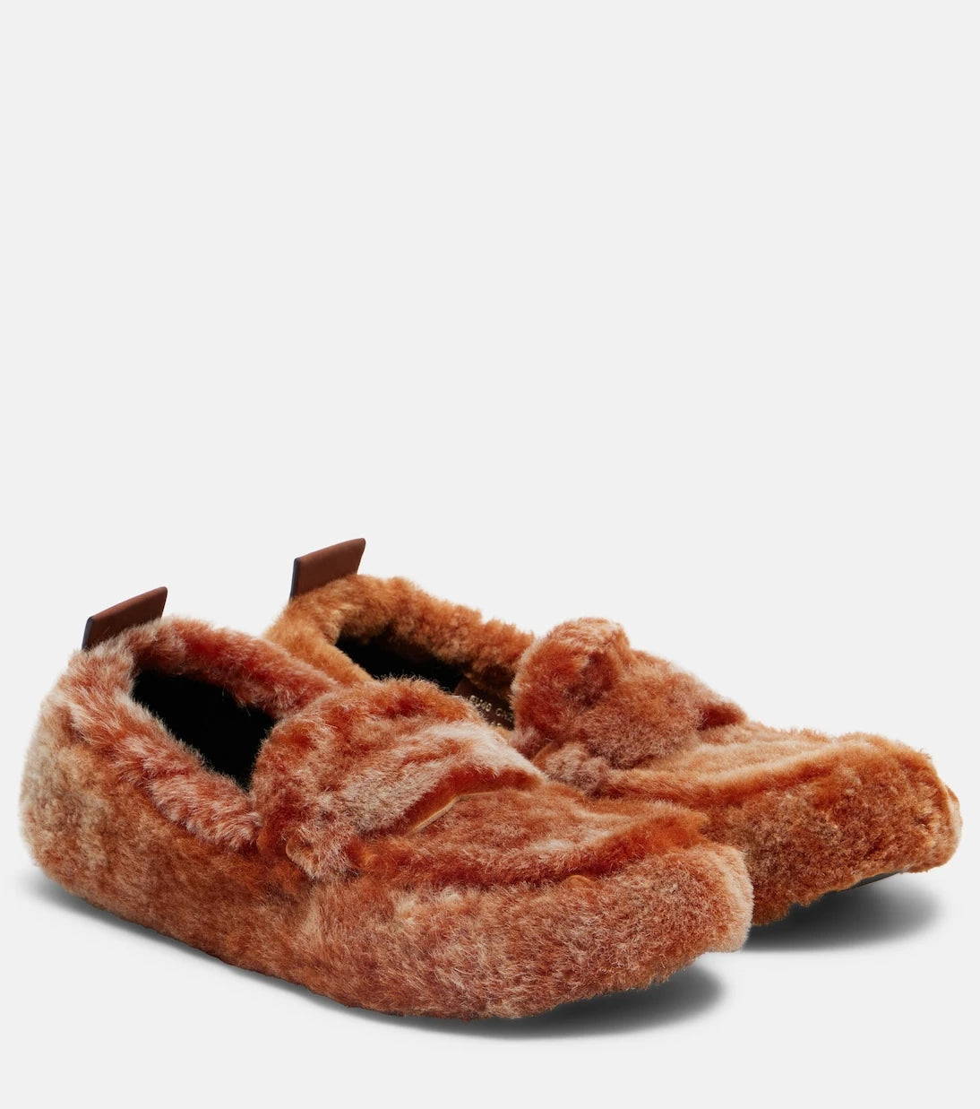 Acne Studios - حذاء بوجان لوفرز من جلد الغنم