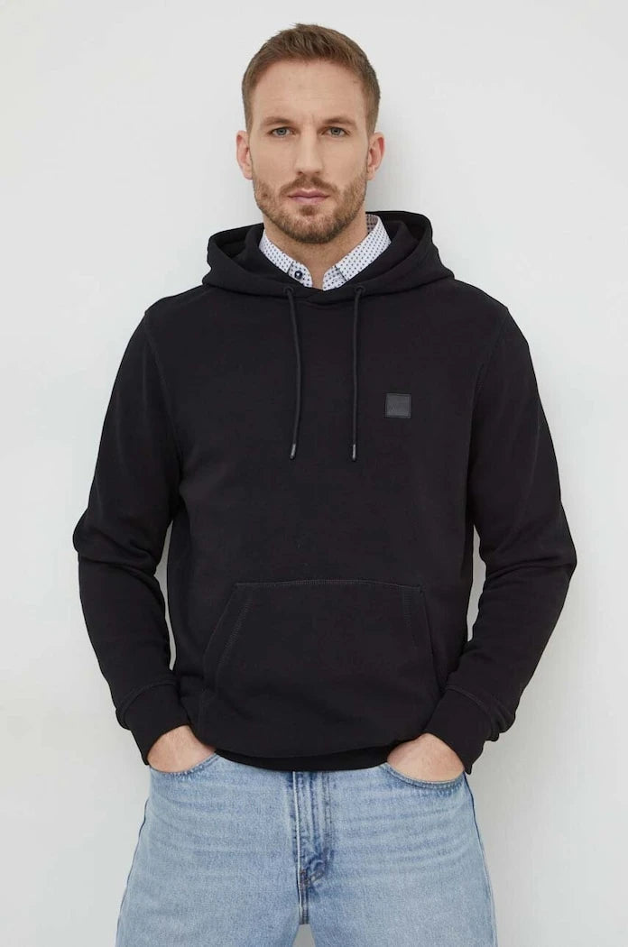 BOSS Orange Kapüşonlu Erkek Pamuklu Sweatshirt Wetalk