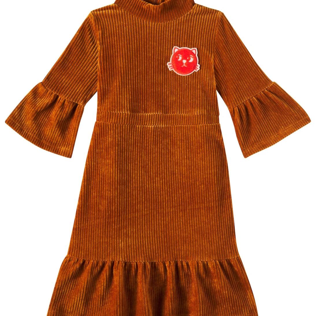 Mini Rodini - Cats cotton-blend corduroy dress
