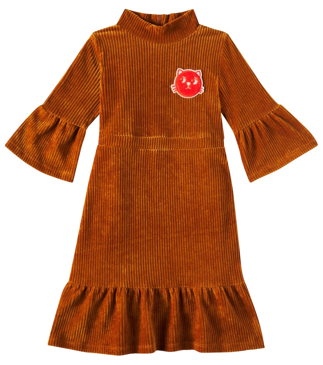 Mini Rodini - Cats cotton-blend corduroy dress
